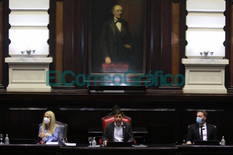 Kicilloff apertura de sesiones en la Legislatura