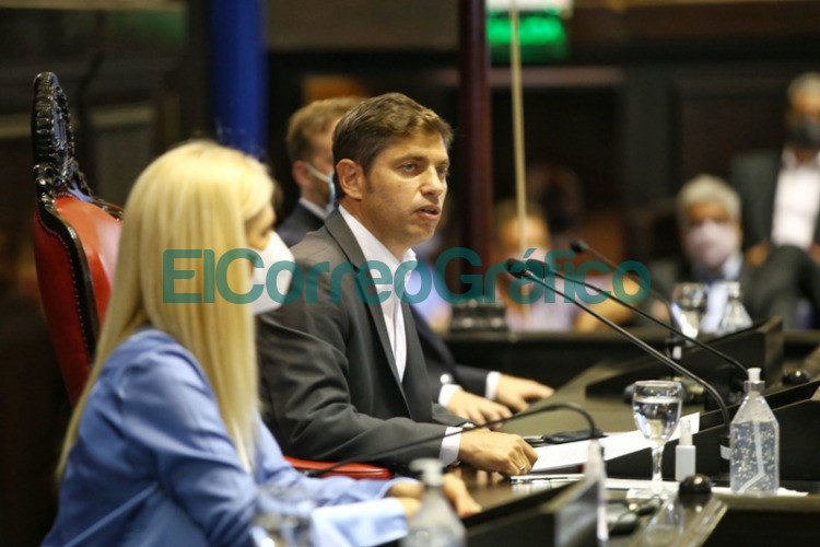 Kicilloff apertura de sesiones en la Legislatura