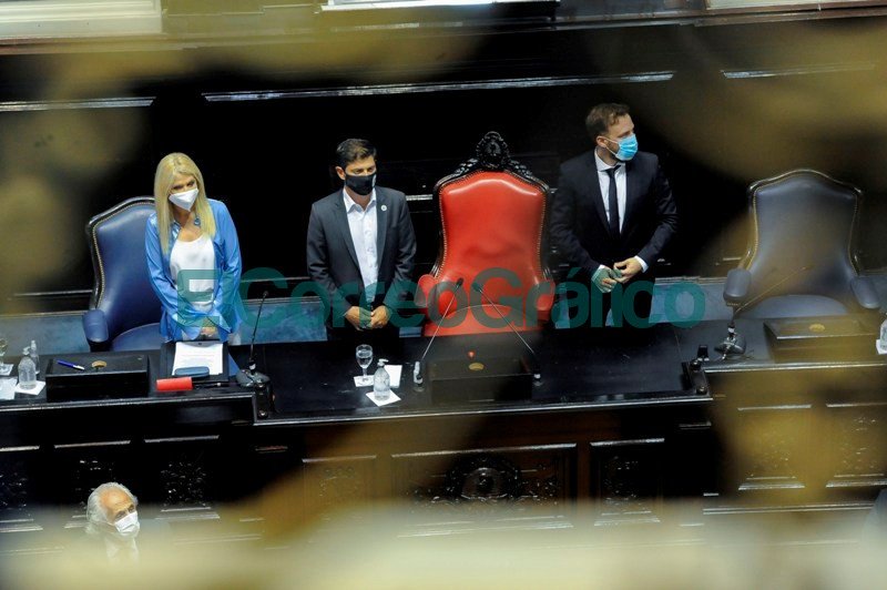 Kicilloff apertura de sesiones en la Legislatura