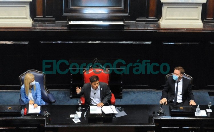 Kicilloff apertura de sesiones en la Legislatura