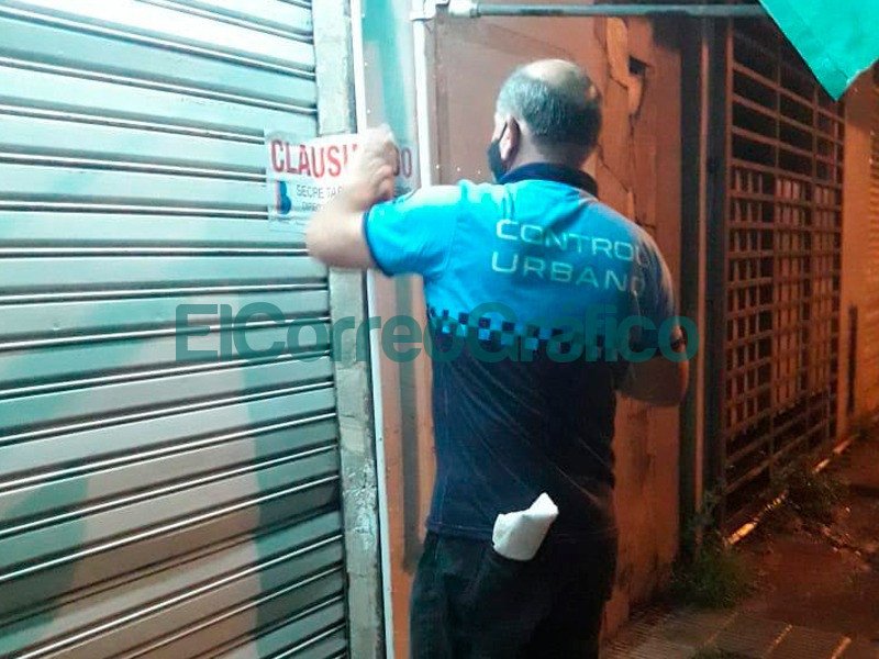 Clausuraron comercios por incumplimiento del toque de queda 2