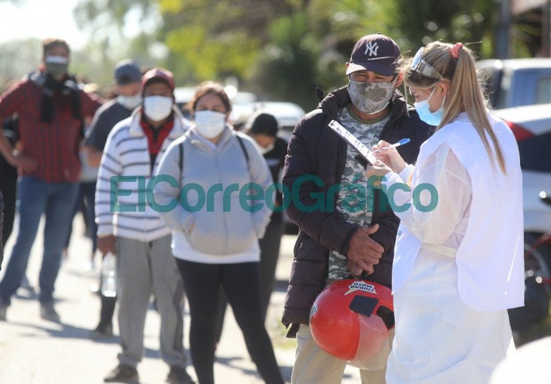 Operativos sanitarios en barrios platenses por el coronavirus Operativos sanitarios en barrios platenses por el coronavirus