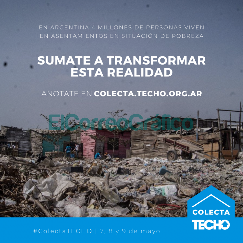 TECHO convoca a voluntarios para su Colecta Anual