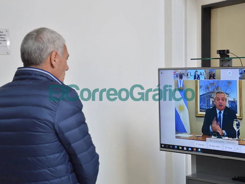 Cagliardi participó con Fernández y Kicillof sobre la vacunación en la Provincia Cagliardi participo con Fernandez y Kicillof sobre la vacunacion en la Provincia 1
