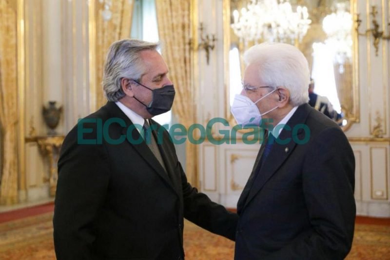 Fernandez se reunio con su par de Italia Sergio Mattarella en el Palacio del Quirinale2
