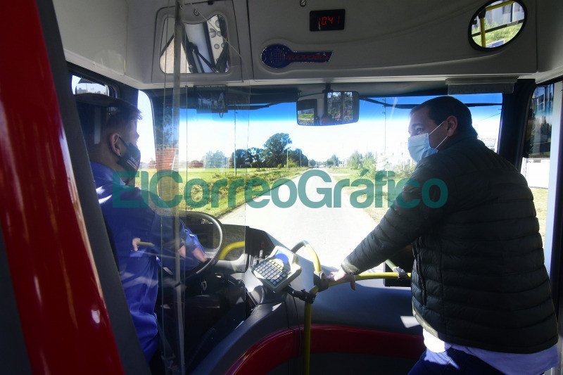 Garro inauguro un recorrido de micro entre El Gigante del Oeste y El Centinela 1