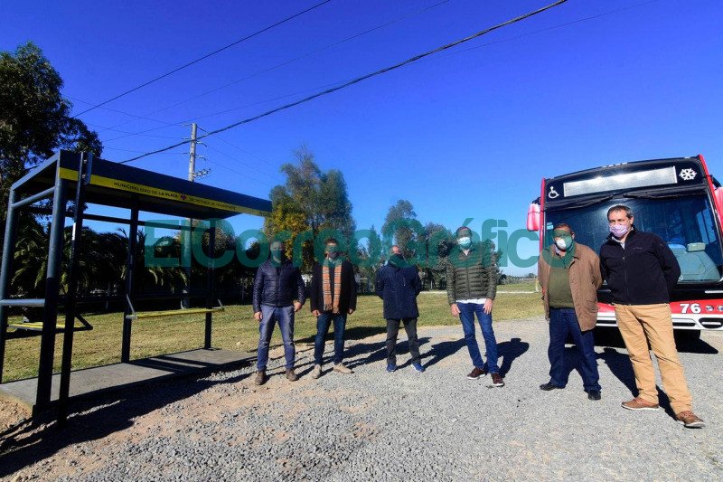 Garro inauguro un recorrido de micro entre El Gigante del Oeste y El Centinela 2