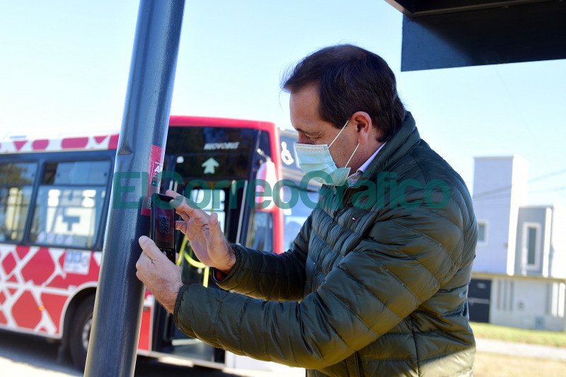 Garro inauguro un recorrido de micro entre El Gigante del Oeste y El Centinela 3