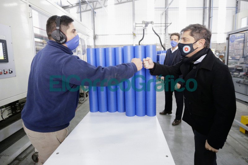 Kicillof Costa y Mariel Fernandez habilitaron el Parque Industrial Moreno I 3