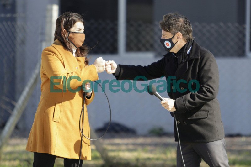 Kicillof Costa y Mariel Fernandez habilitaron el Parque Industrial Moreno I 5