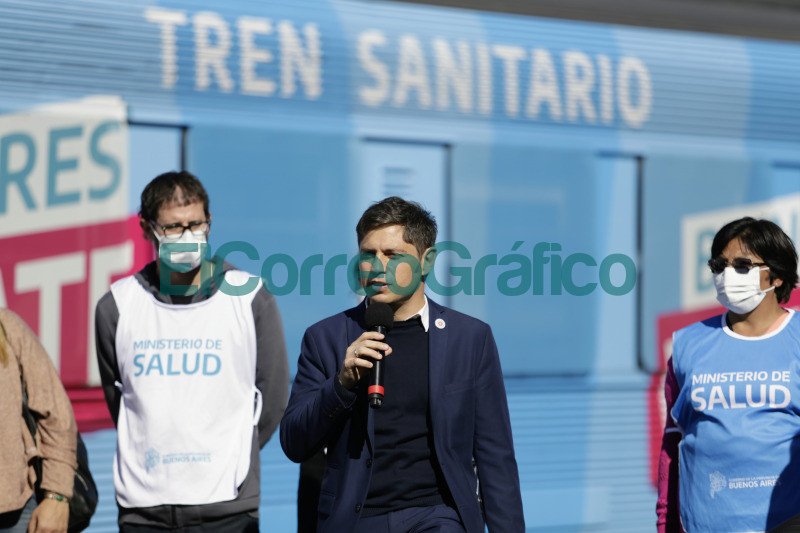 Se puso en marcha el Tren Sanitario que unira Canuelas con Bahia Blanca 2