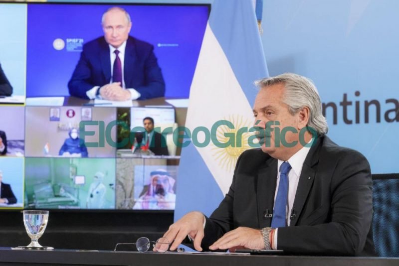 Fernández y Putin anunciaron el inicio de la producción de la vacuna Sputnik V en Argentina Alberto Fernandez y Vladimir Putin anunciaron el inicio de la produccion de la vacuna Sputnik V en Argentina 2
