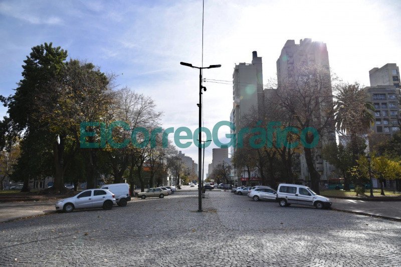 Plaza Italia renovada y con nueva iluminacion LED 4