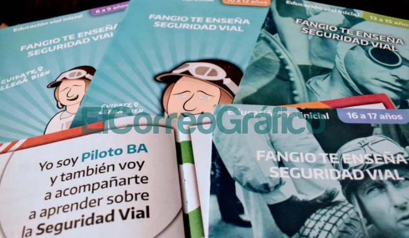 Se lanzo Fangio te ensena seguridad vial con 3 millones de libros para las escuelas 2