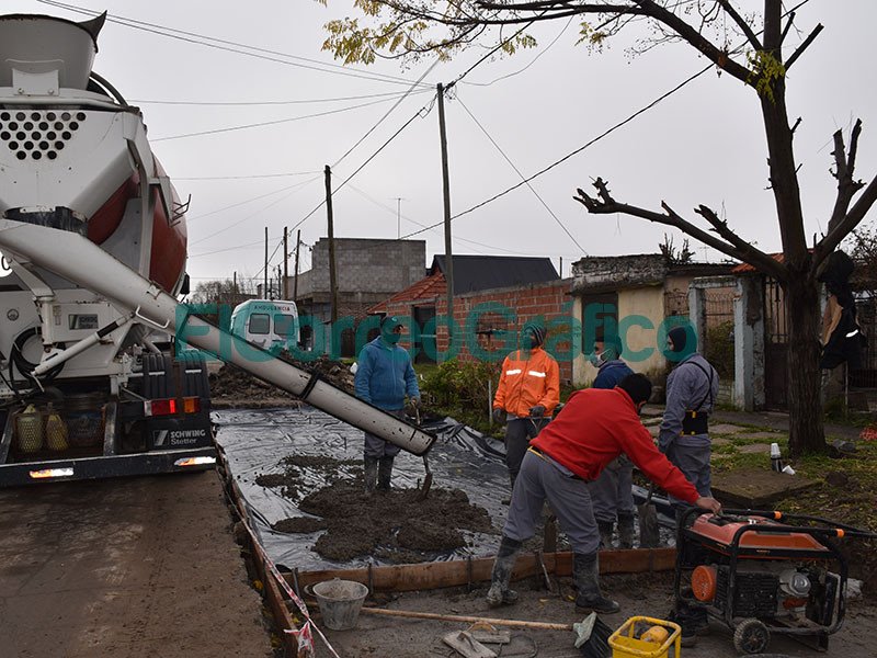 Cagliardi ya tapo 58 baches en Berisso 1