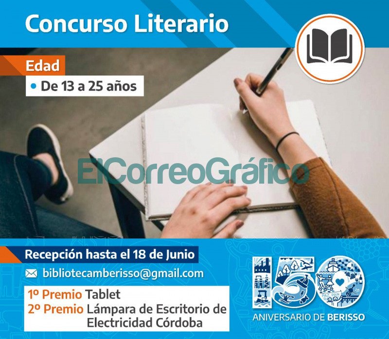 Extienden la fecha de los concursos por el 150 aniversario de Berisso literario