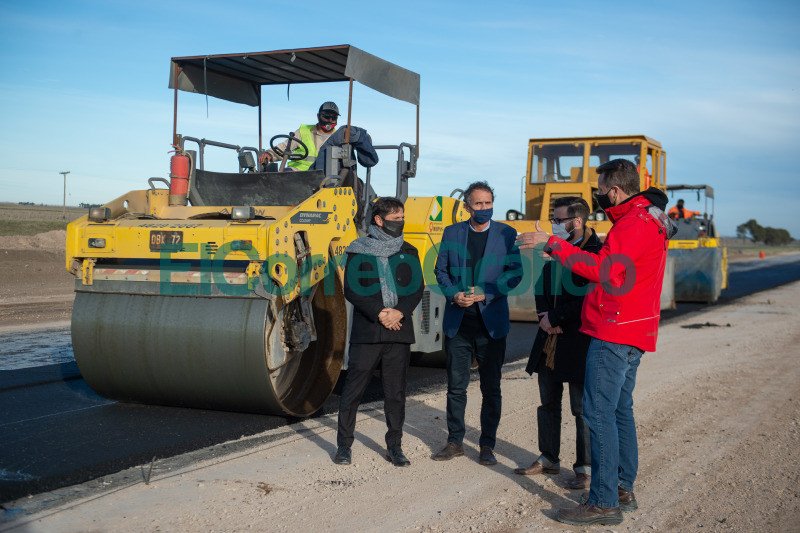 Kicillof anuncio nuevas obras sobre la avenida Circunvalacion Norte de Bahia Blanca 5
