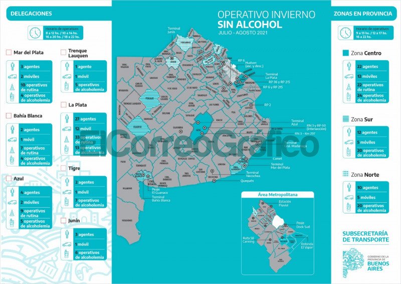 Mapa Operativo Invierno sin Alcohol