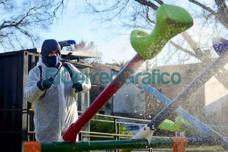 Operativos de limpieza y desinfeccion en espacios publicos 1