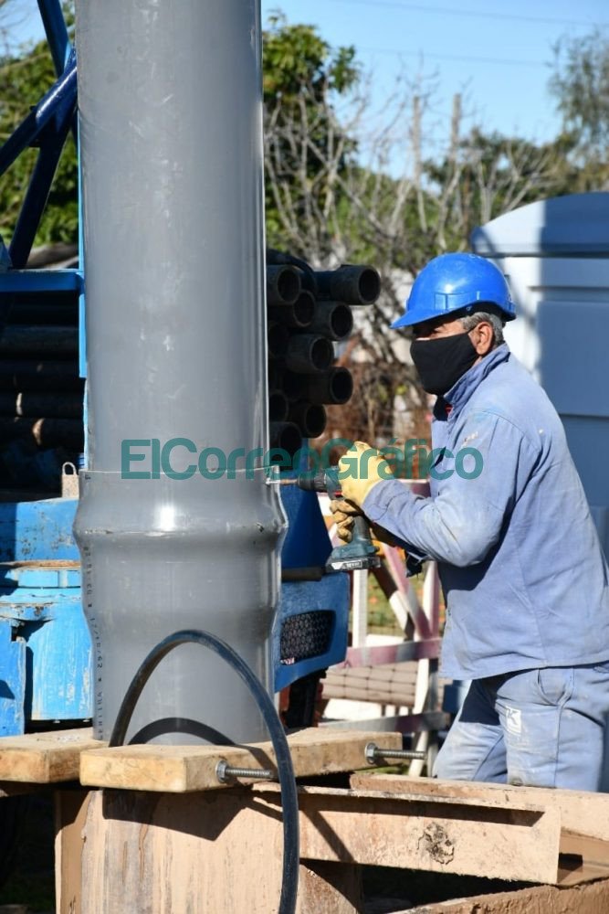 Avanzan las obras de nuevas perforaciones de agua en La Plata Perforacion 19 y 90 ABSA