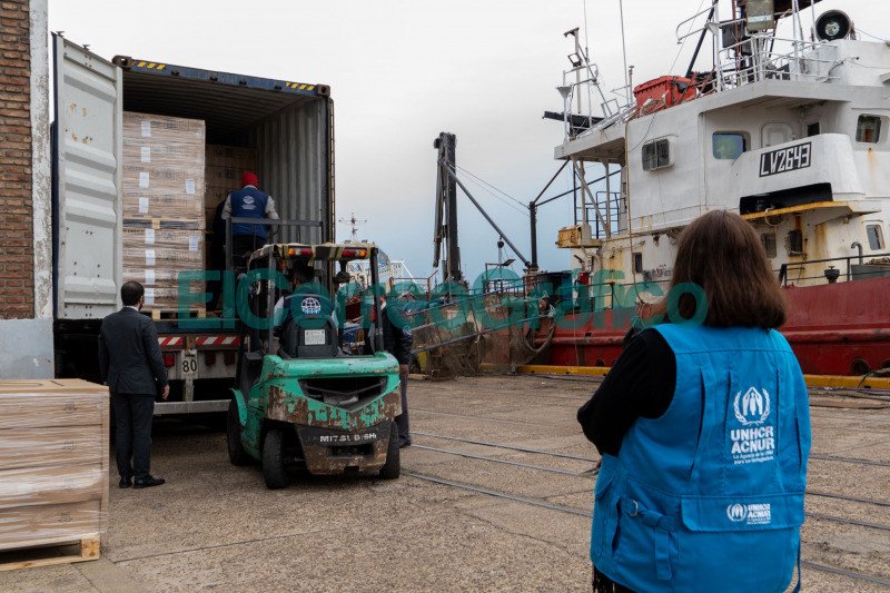 Provincia recibio donaciones de ACNUR 1