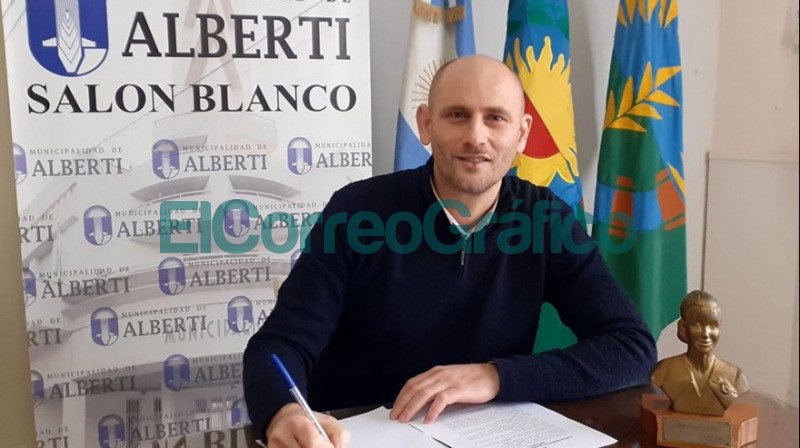 intendente de Alberti German Lago