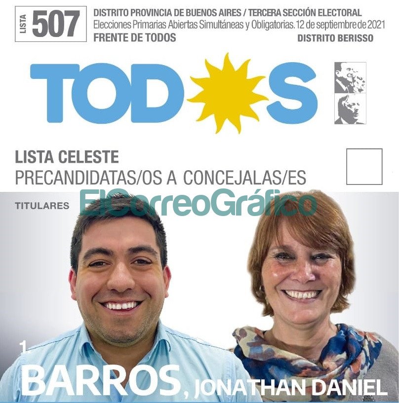 Marginados de las PASO, no le dieron chance ni con boleta corta a la lista Todos por Berisso Marginados de las PASO no le dieron chance ni con boleta corta a la lista Todos por Berisso 3