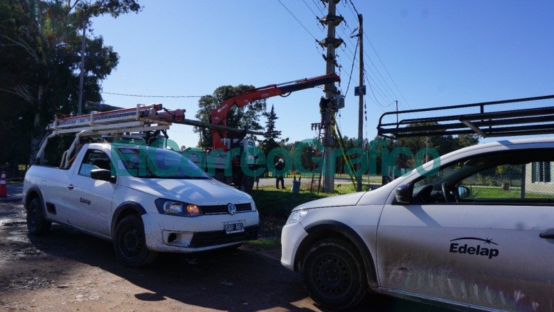 Mejoras en la red de energia electrica en la zona de Los Talas 2