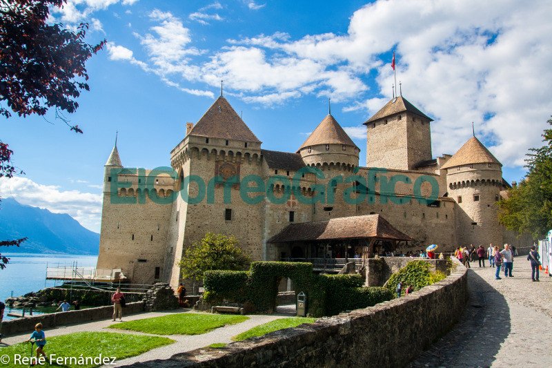 Castillo de Chillon Lago Leman Suiza