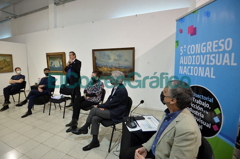 Kicillof Bauer y Costa en la apertura del 5° Congreso Audiovisual Nacional 4