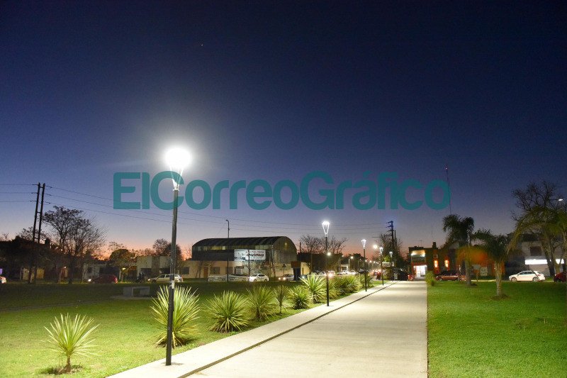 Luces LED en la Plazoleta Marcelino Champagnat 2