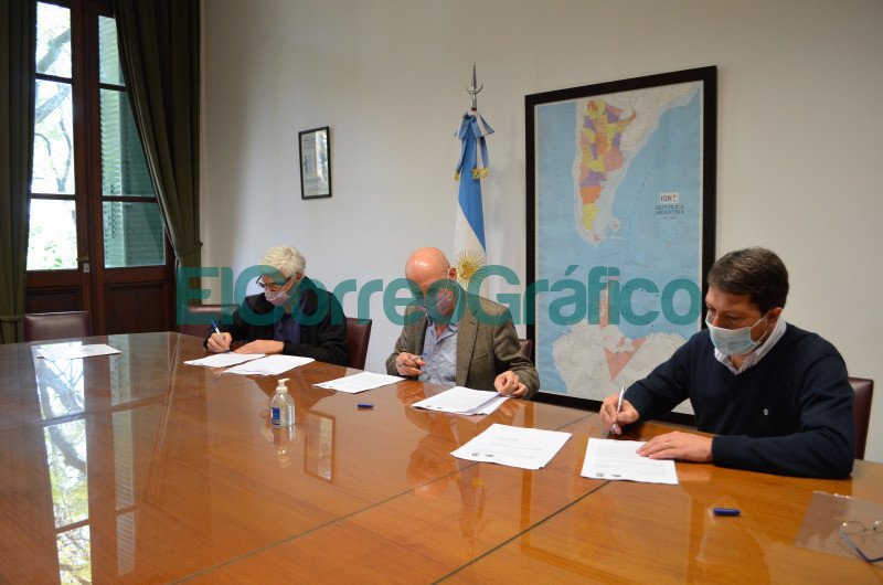 Marcos Actis Felix Menicocci y Horacio Frene.