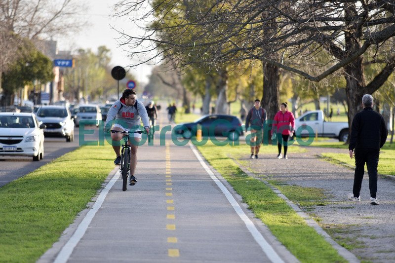 Se finalizo la nueva bicisenda de Avenida 32 3