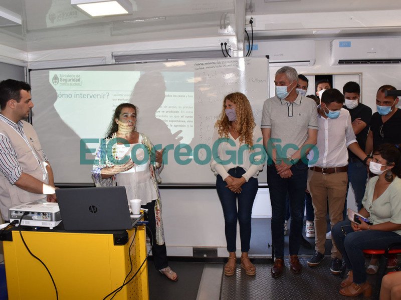 Cagliardi recibio a la secretaria de Seguridad y Politicas Criminales 2