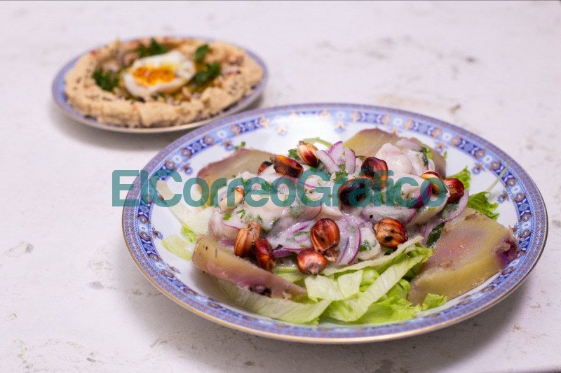 Festival de la Cocina Israelí del 2 al 12 de diciembre Condarco Hummus de Acre y Ceviche de pescado estilo Eilat.