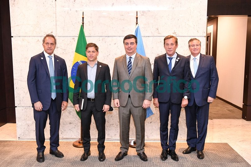 Kicillof encabezo una reunion con mas de 70 empresarios en Brasil 2