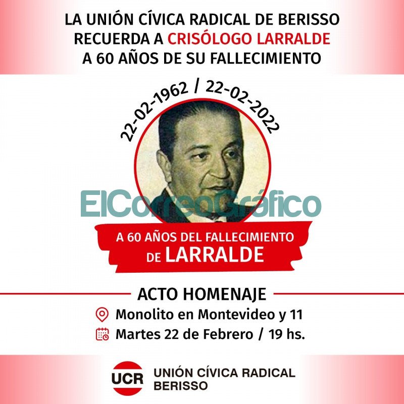 Acto del radicalismo en conmemoración de Crisólogo Larralde Acto del radicalismo en conmemoracion de Crisologo Larralde