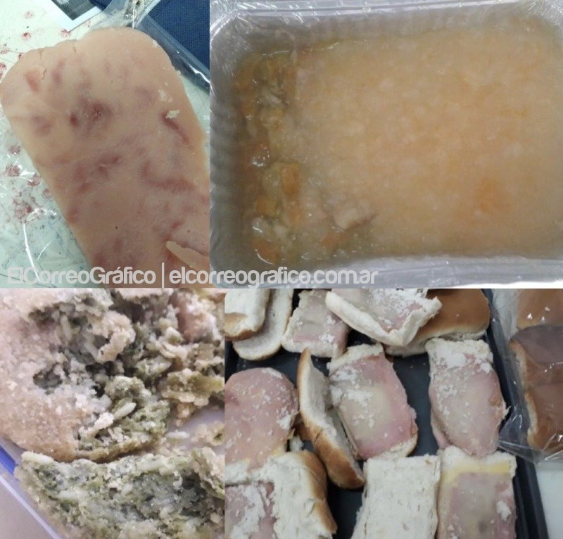 Ofelia Fernandez y la comida en mal estado en las escuelas la foto era de Berisso