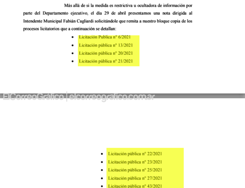 Licitaciones publicas 2021