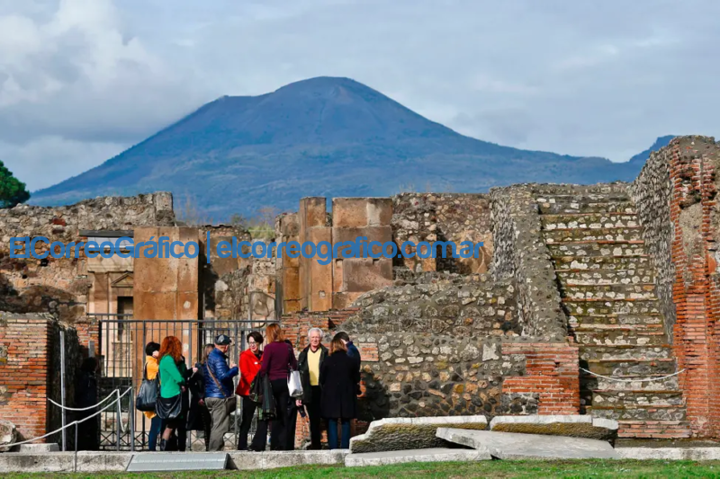 Arqueologia en Pompeya Italia