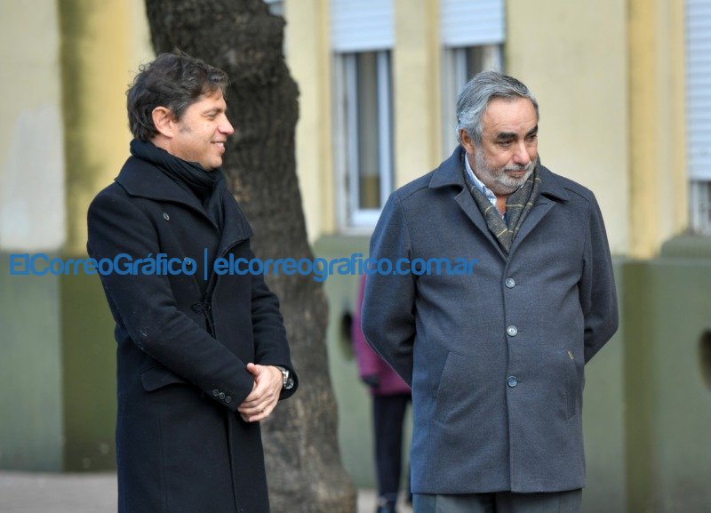 Axel Kicillof y Miguel Fernandez Trenque Lauquen