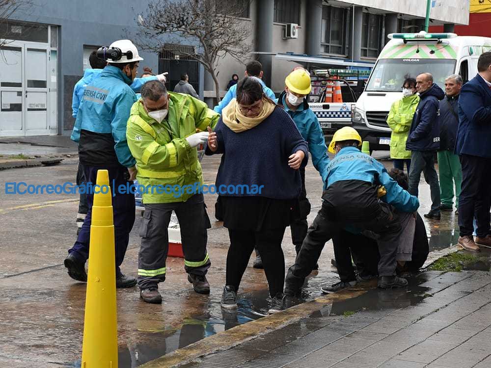Cagliardi en un simulacro vial de lo que se vive en Berisso Cagliardi en un simulacro vial de lo que se vive en Berisso 2
