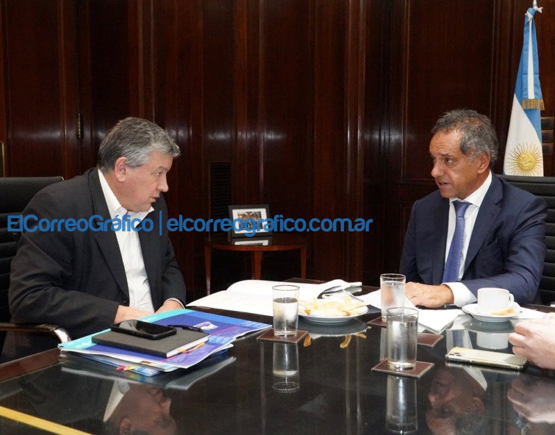 Scioli recibio al presidente de Astillero Rio Santiago