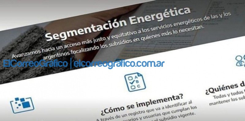 La Defensoría del Pueblo se puso a disposición para brindar asesoramiento Segmentacion Energetica Luz y Gas