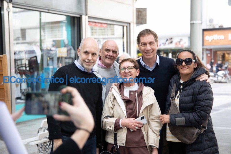 Rodriguez Larreta con Santilli en Bahia Blanca 1