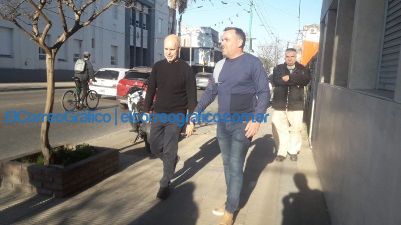 Rodriguez Larreta recorrio Berisso y Quilmes y hablo sobre la inflacion 4