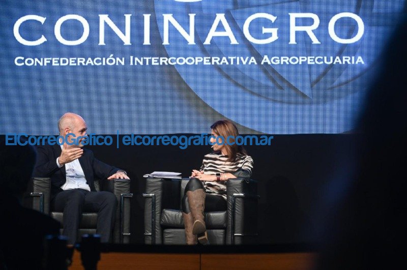 Rodriguez Larreta resalto el valor del campo el sector privado y las economias regionales en Coninagro 1