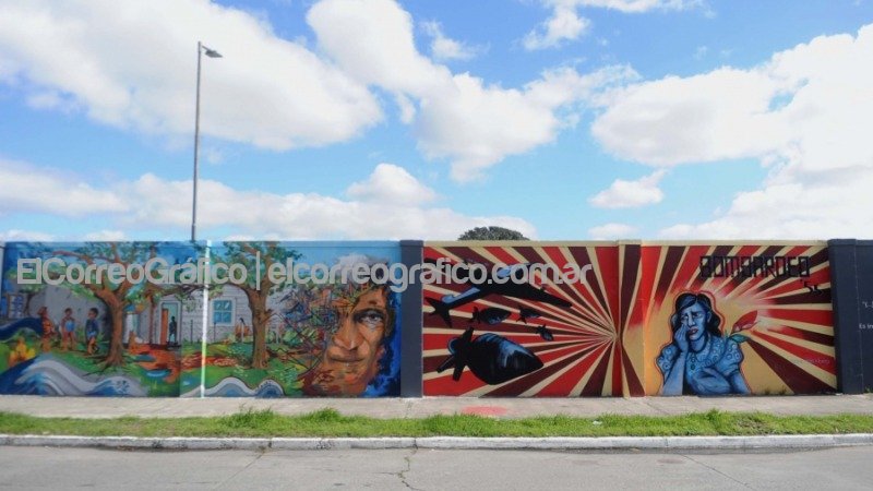 Doce murales denuncian el horror del bombardeo de 1955 sobre Ensenada Doce murales denuncian el horror del bombardeo de 1955 sobre Ensenada 4