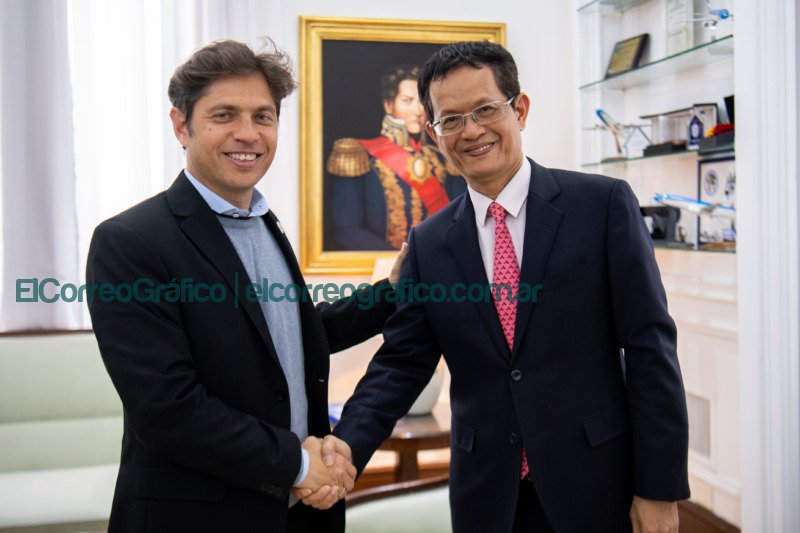 Kicillof recibio al Embajador de Vietnam 3