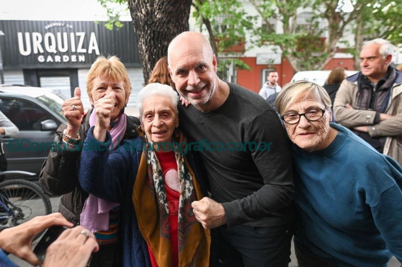 Rodriguez Larreta con Santilli y Valenzuela en Tres de Febrero 2